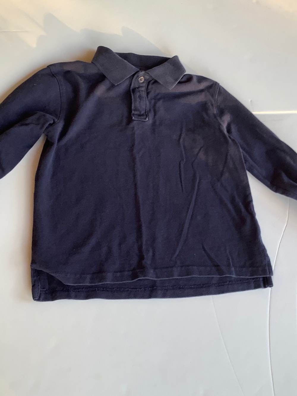 Cherokee Boys Long-Sleeve Polo - Navy Blue